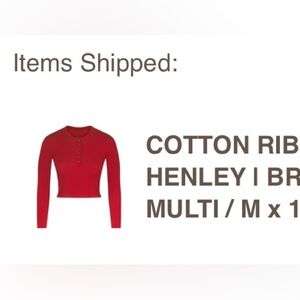 Skims cotton long sleeve